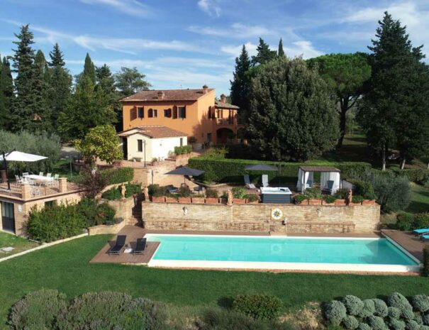 villa bellavista swimming pool terrace - Timeless Tuscany rental