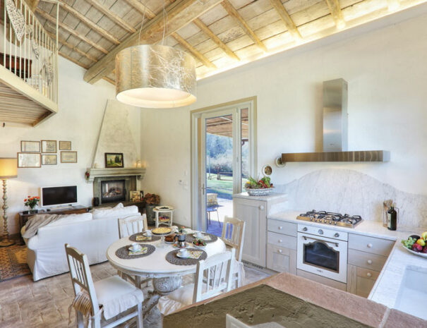 Timeless-Tuscany-Villa-La-Fonte-dependance.kitchen-living-fireplace